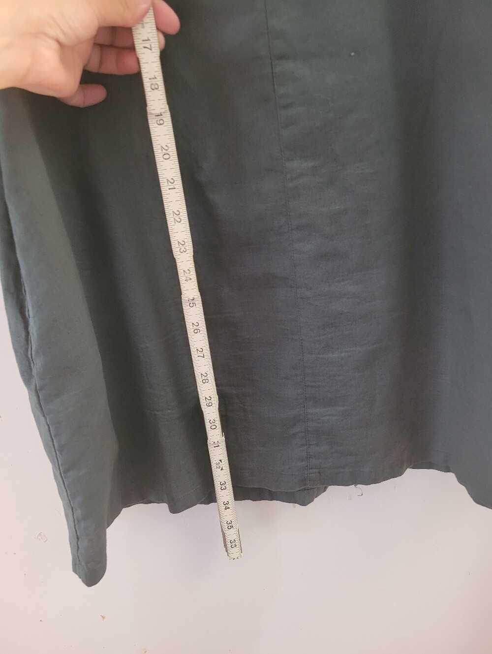 Gudrun Sjoden M Kiruna Linen Cotton Button-Front Tunic Floral Embroidery - Picture 4 of 11
